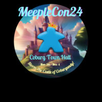 MeepleCon 2024 - Castle of Coburgundy! Unisex Round Neck Tee Design